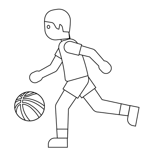 Person Bouncing Ball Emoji From Soccer Coloring Page